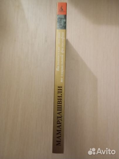 Мамардашвили. Вильнюсские лекции по соц. философии