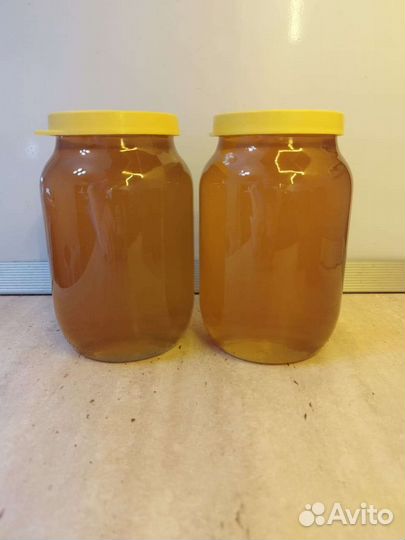 Мёд цветочный с рапсом. Бесплатная доставка