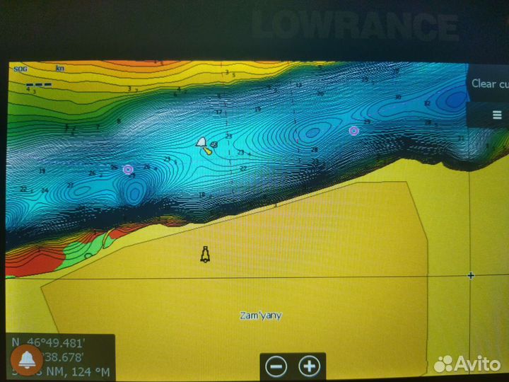 Карта глубин Lowrance C-MAP RS-Y050