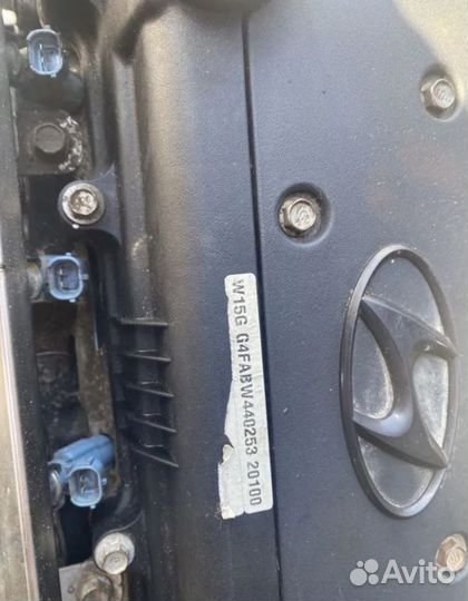 Двигатель Hyundai Solaris 2012 1.4 G4FA