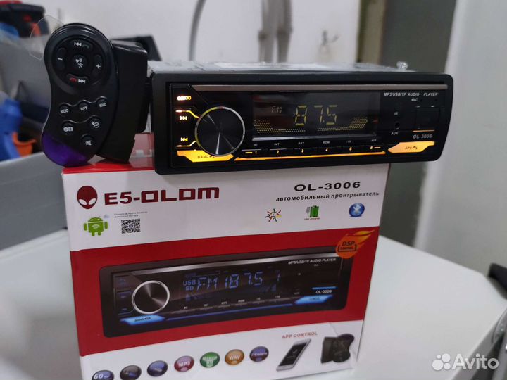 Магнитола E5-olom 3006, пульт на руль