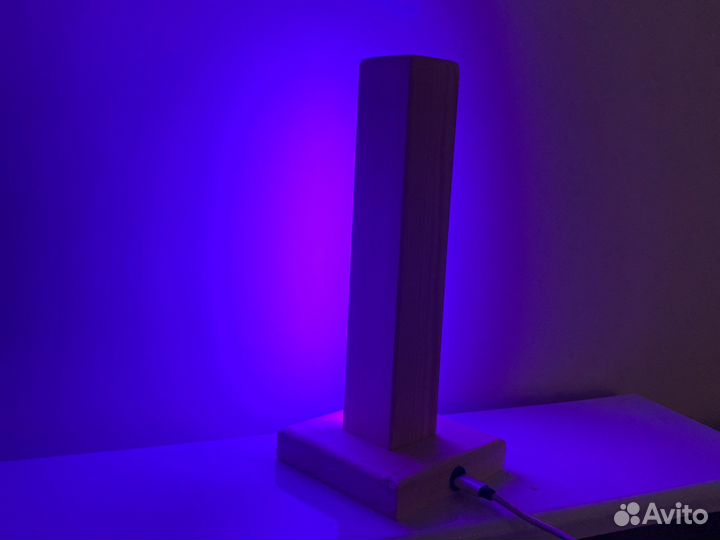 Ночник, светильник из дерева, ручная работа