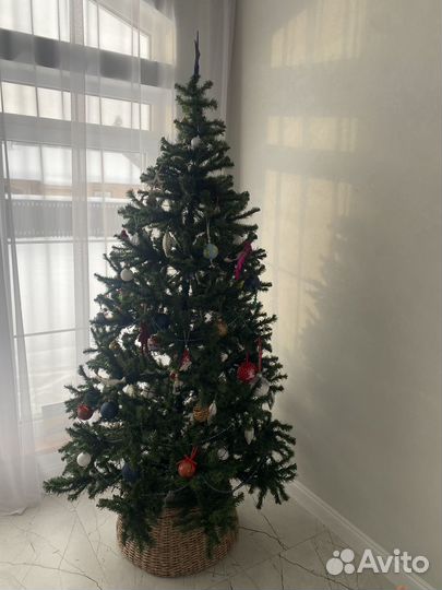 Корзина-юбка под елку