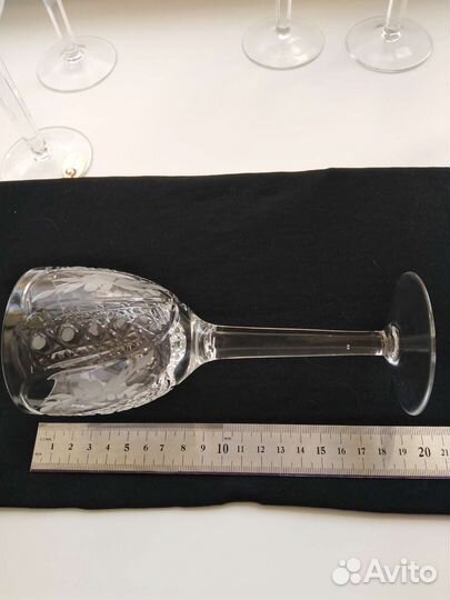 Фужеры хрустальные СССР и рюмочки