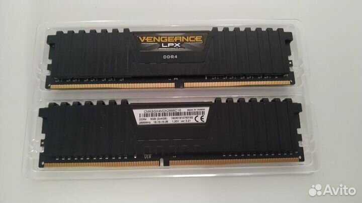 Оперативная память 8 гб corsair vengeance lpx