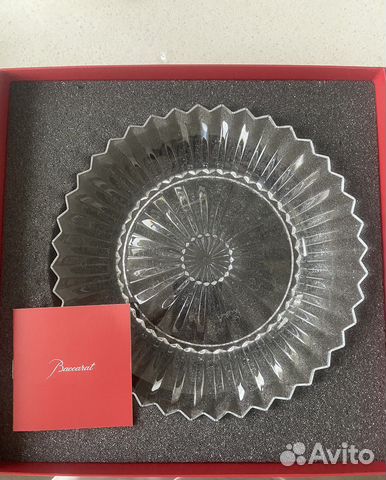 Тарелка хрусталь baccarat mille nuits