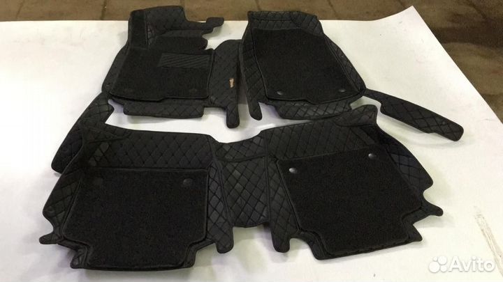 3D Коврики KIA Mohave из Экокожи