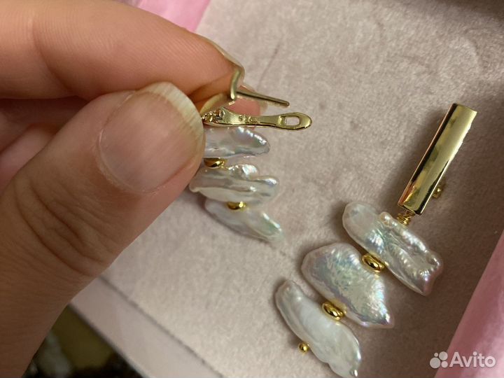 Серьги с жемчугом