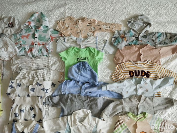 Огромный пакет вещей для мальчика от 0 до 8-9 мес