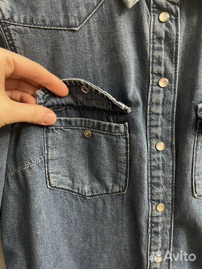Рубашка джинсовая Topshop