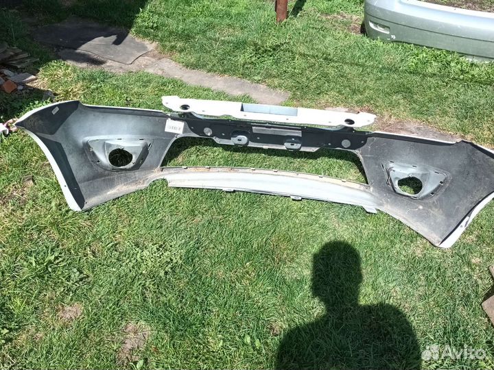 Бампер передний LADA granta белый