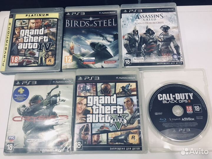 Лицензионные диски PS 3 и Хbox One