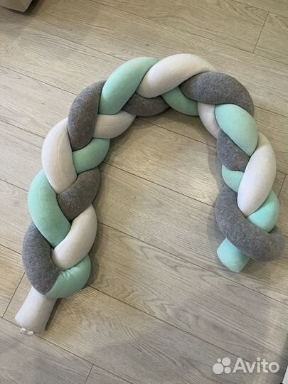 Косичка-бортик в кроватку