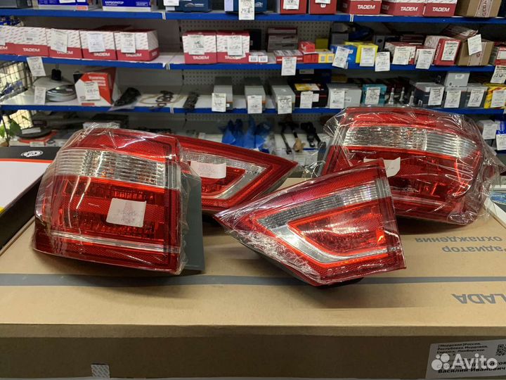 Фонарь задний ваз 2180 (в сборе 4 шт)
