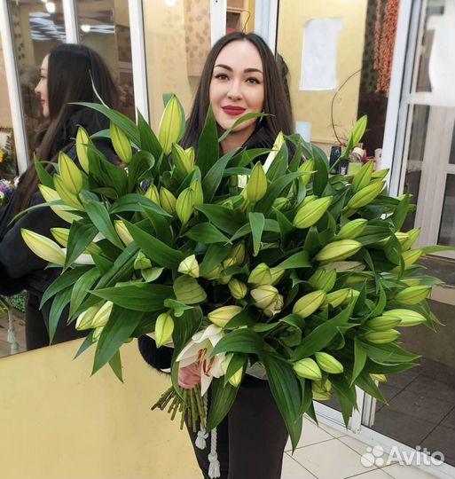Букет из лилий