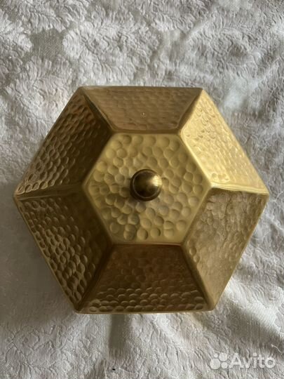 Шкатулка ларец латунь 30 см IKEA H&M zara
