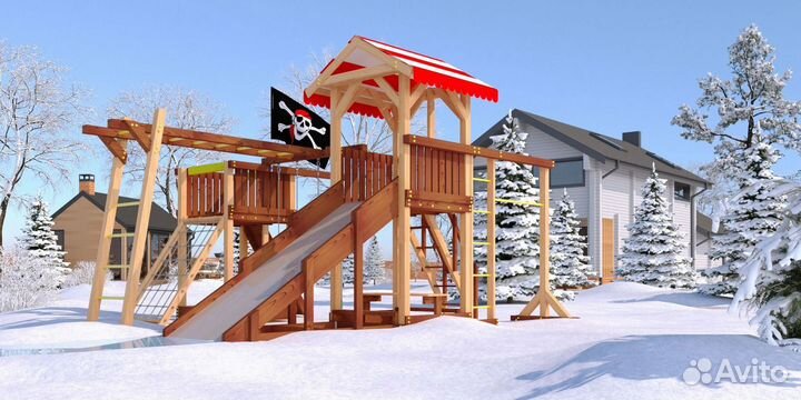 Детская площадка, городок Савушка 4 сезона 8