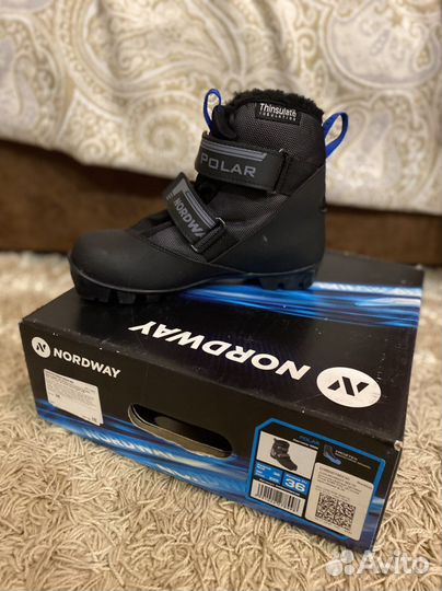 Ботинки для лыж детские 36