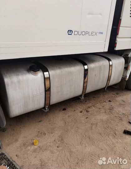 Лента нержавейка на бак daf