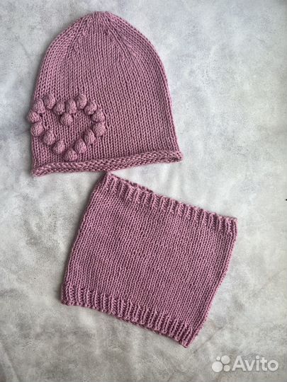 Детская шапочка и снуд
