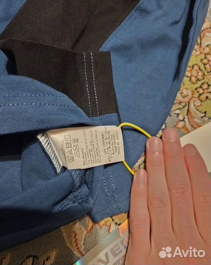 Лонгслив Cav Empt базовый синий