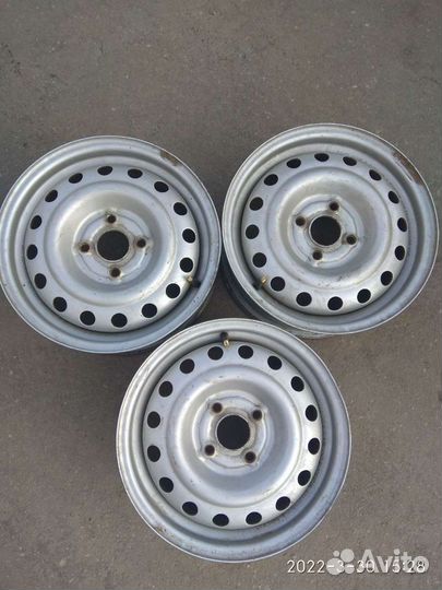 Диски штамповка r14 4x100 3шт