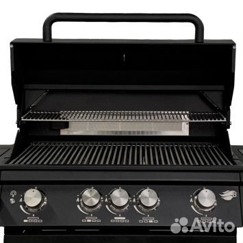 Гриль газовый встраиваемый B-Fire Bizon Black 4