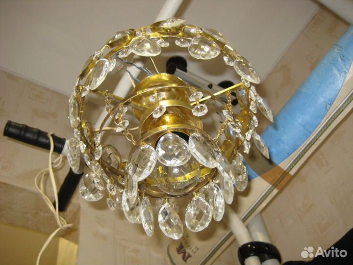 Люстра Чехия хрусталь СССР