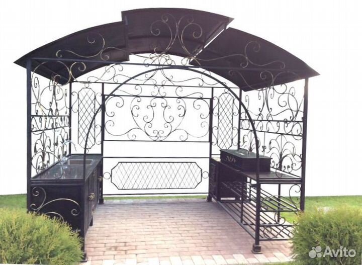 Мангал С крышей