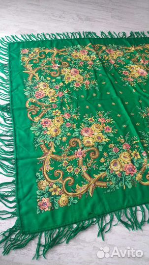 Павловопосадский платок СССР шерсть