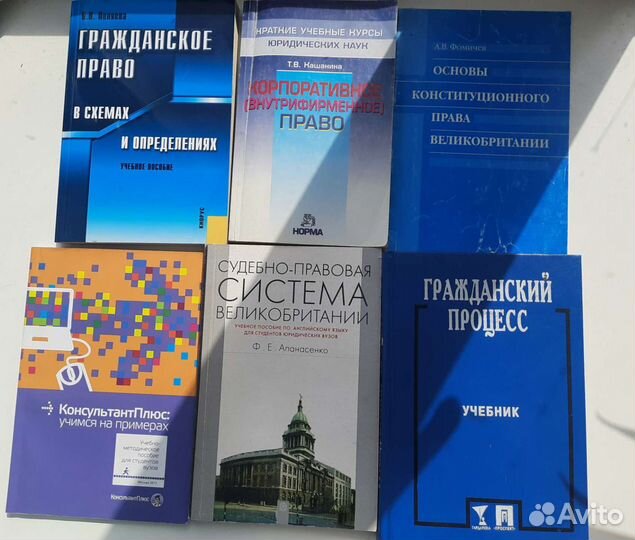 Книги: история, юриспруденция, тгп