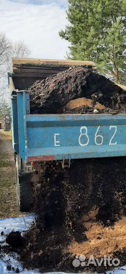 Навоз коровий, Перегной из навоза, Почва, Песок