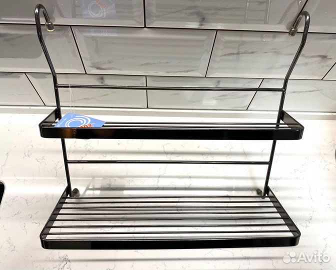 Новая полка Lemax двухъярусная для специй