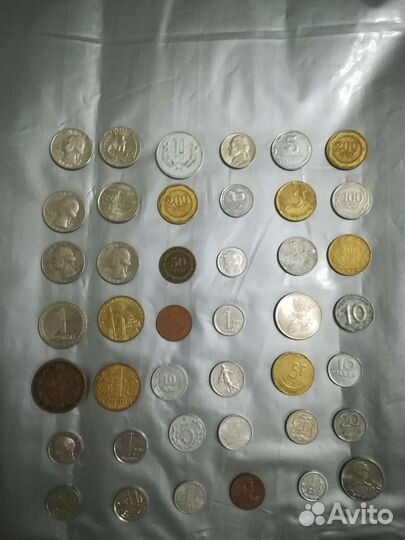 Разные монеты разных стран