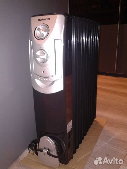 Обогреватель масляный черный Polaris