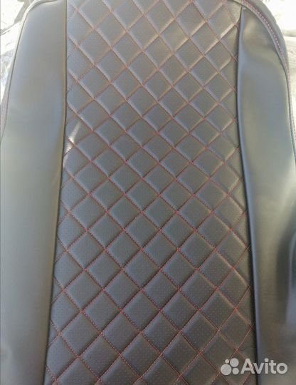 Чехлы на Ниссан Альмера ромб