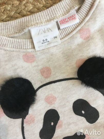 Кофта Zara, 74 размер, 6-9мес