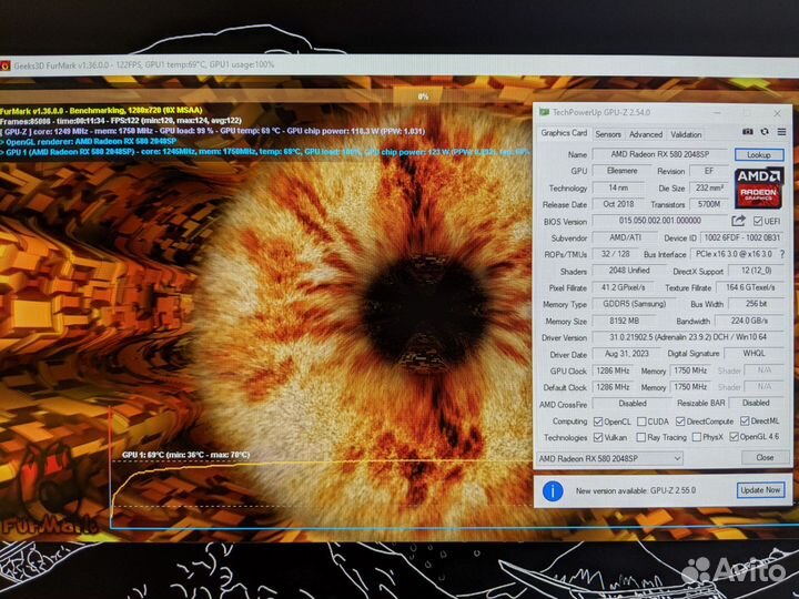 Sapphire RX 580 8gb (Samsung)