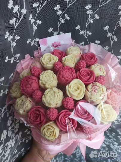 Съедобные букеты из шоколада. Подарки