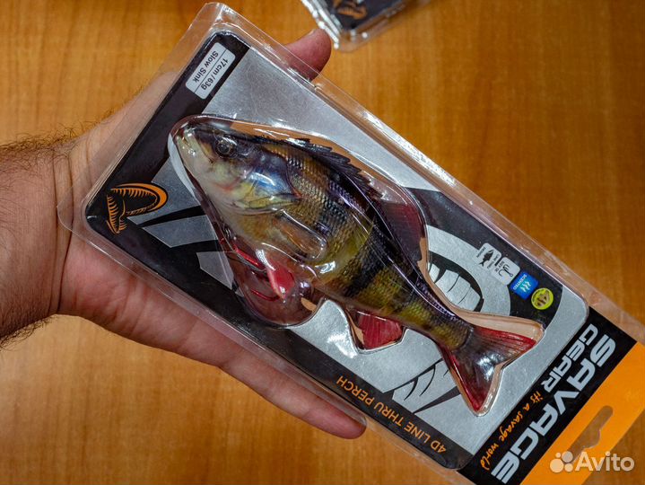 Savage Gear. Приманка Окунь силикон. Оригинал