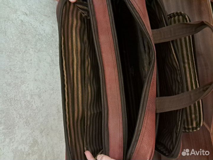 Сумка портфель натуральная кожа