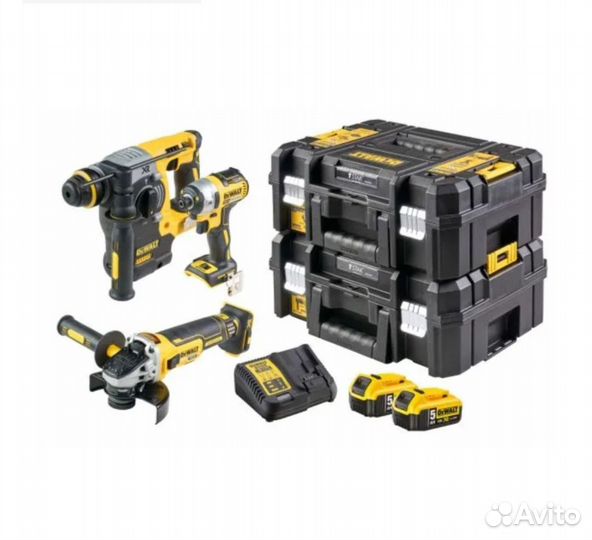 Перфоратор, импакт, болгарка dewalt DCK305P3T