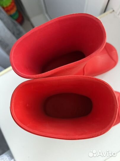 Резиновые сапоги для девочки