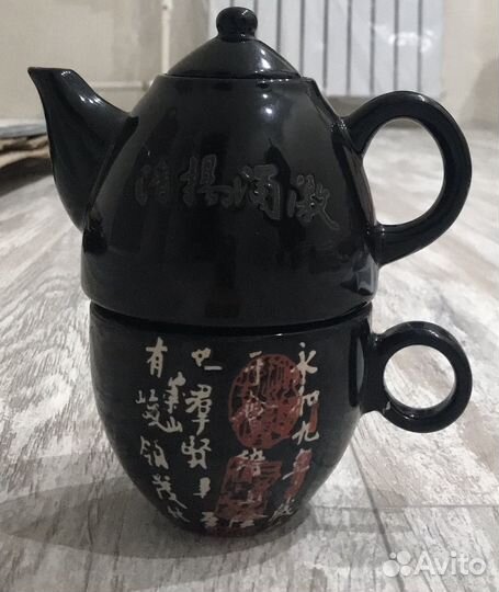 Заварочный чайник с кружкой