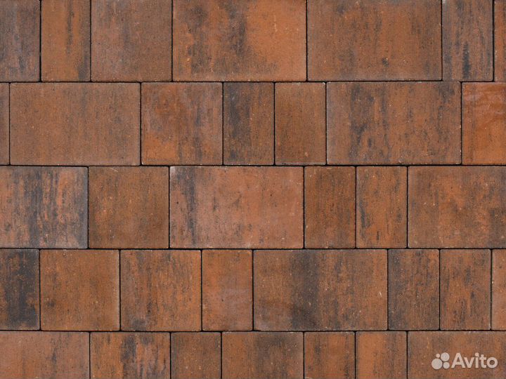 Тротуарная плитка / Брусчатка Новосибирск 80мм