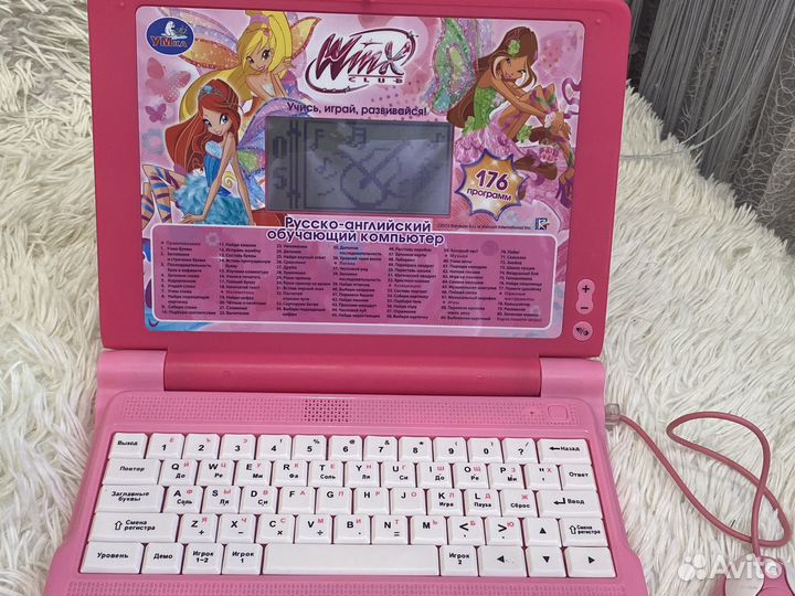 Детский русско-английский обучающий компьютер Winx