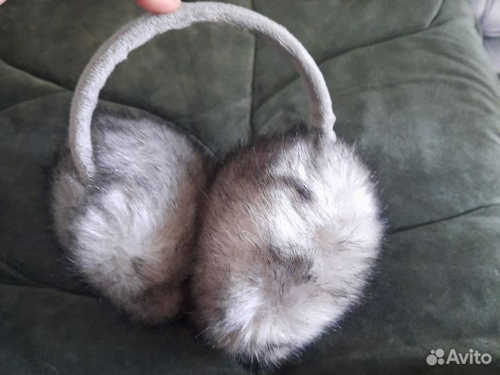 Теплые наушники регулируемые новые