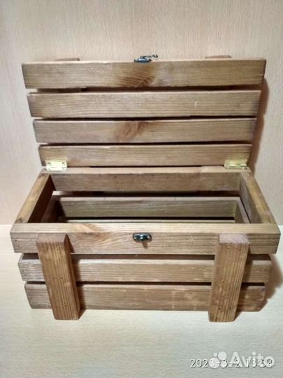 Ящик деревянный подарочный