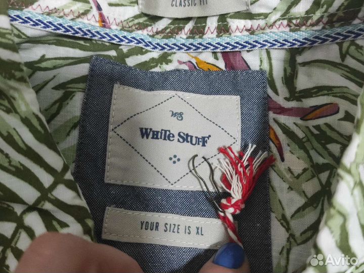 Рубашка мужская с коротким рукавом размер xl