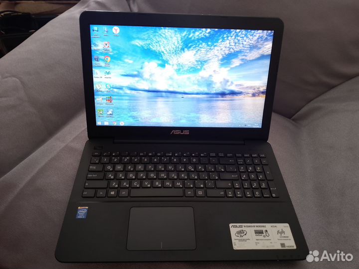Ноутбук asus X554LJ процессор i3, память 12гб